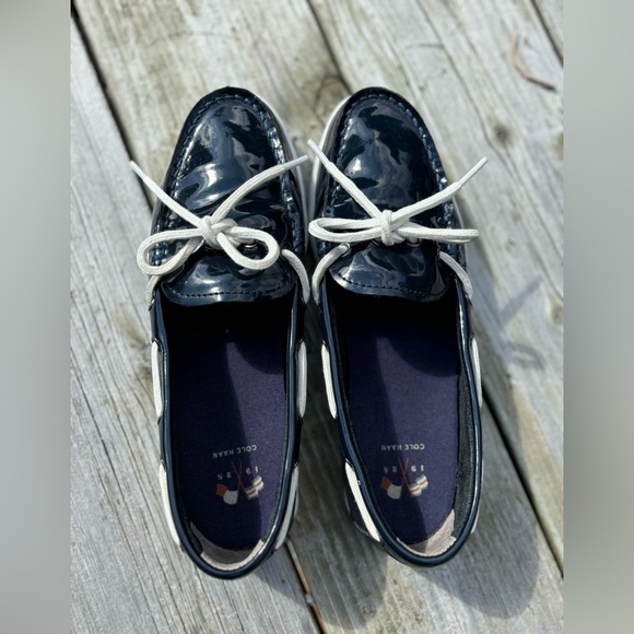 Cole Haan blue dockside boat shoes - Picture 8 of 8